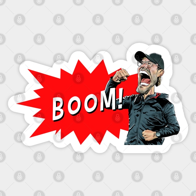 Klopp - Boom! Sticker by RichardFarrell